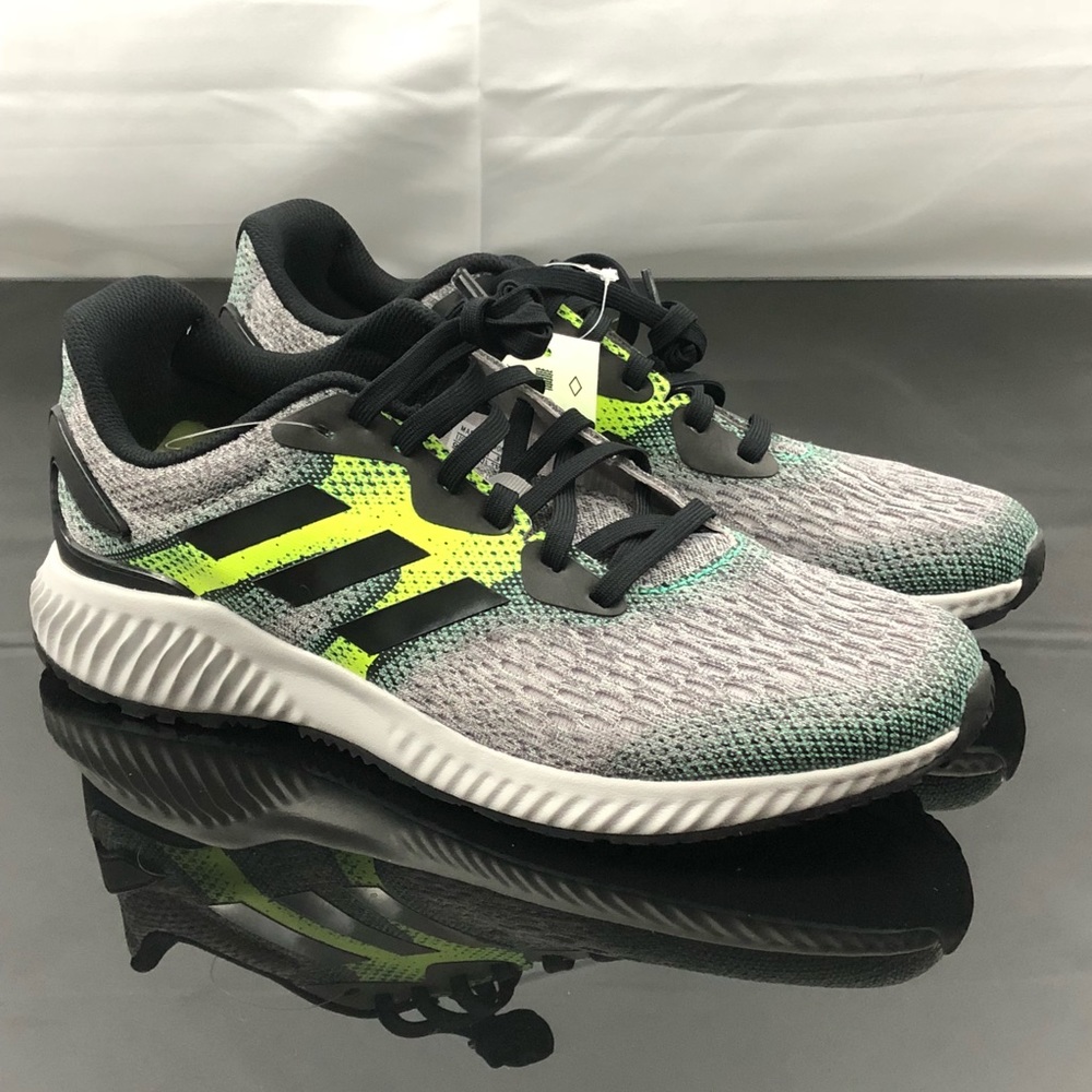 Adidas AeroBounce Black Grey Green Men’s Running